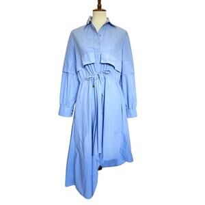 Mykke Hofmann Asymmetric Hem Cotton Dress